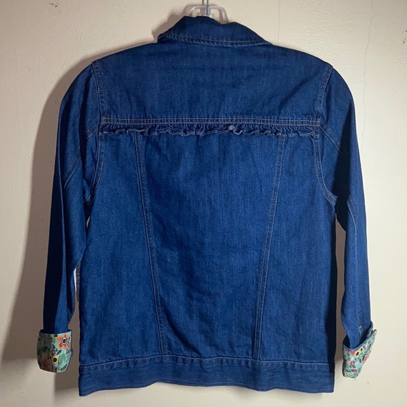 Disney Animators Girls sz 9/10 Denim Jean Jacket - Picture 7 of 8